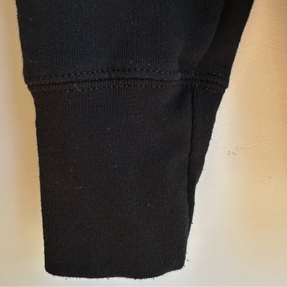 Women’s Small Champion Hoodie In Black With Silver Metallic Champion Word Logo - Picture 12 of 16